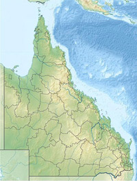 Queensland Karte www.wikipedia.org Urheber Uwe Dedering